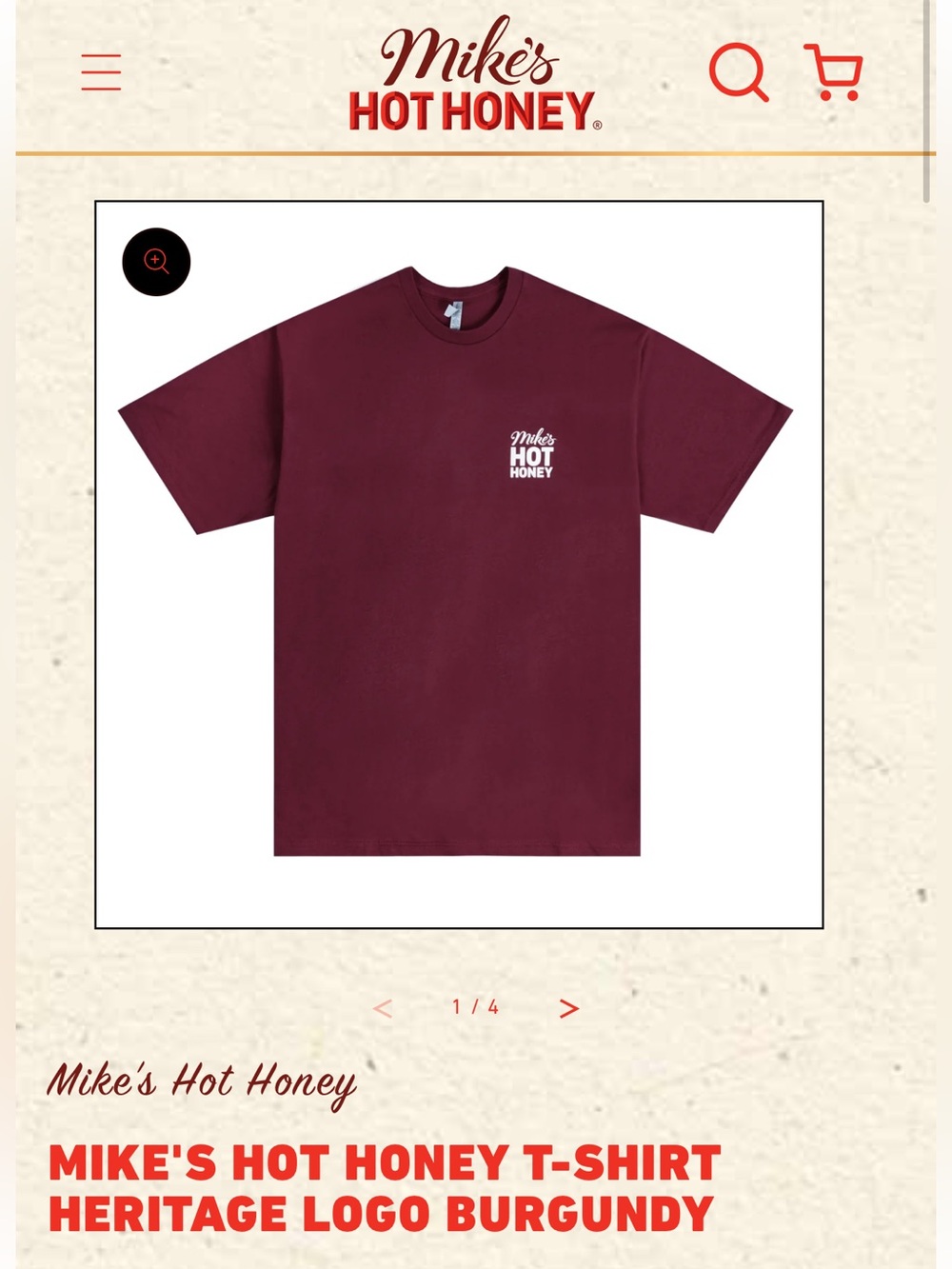 Mike’s Hot Honey Heritage Logo T-Shirt